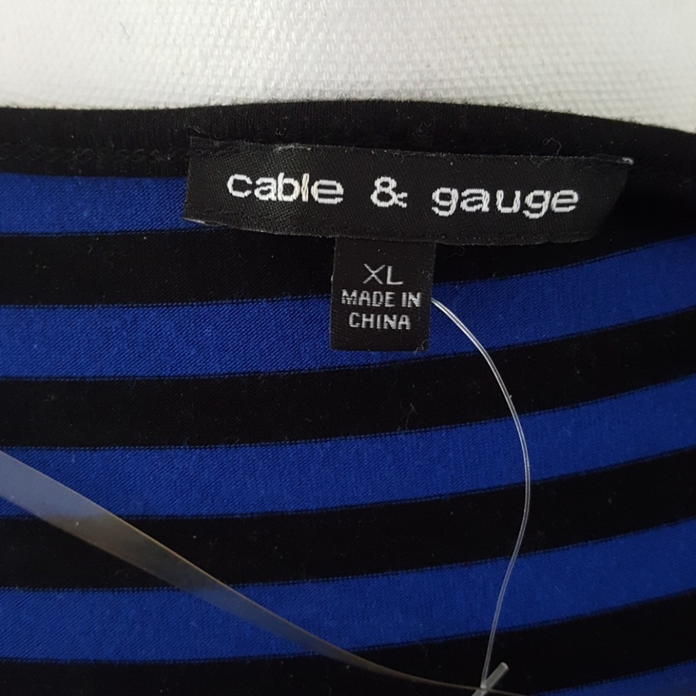 17:05 - Cable & Gauge Striped Blouse with side zip - Picture 6 of 7